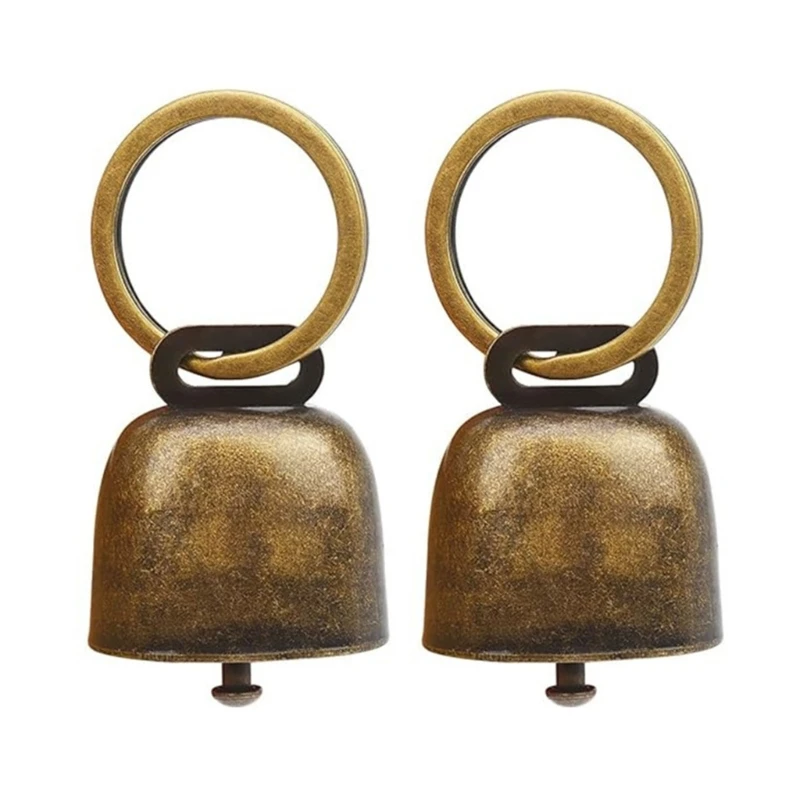 

2pack Luxurious Handmade Collar Bells Pet Trackers Training Bells Noise Maker T21C