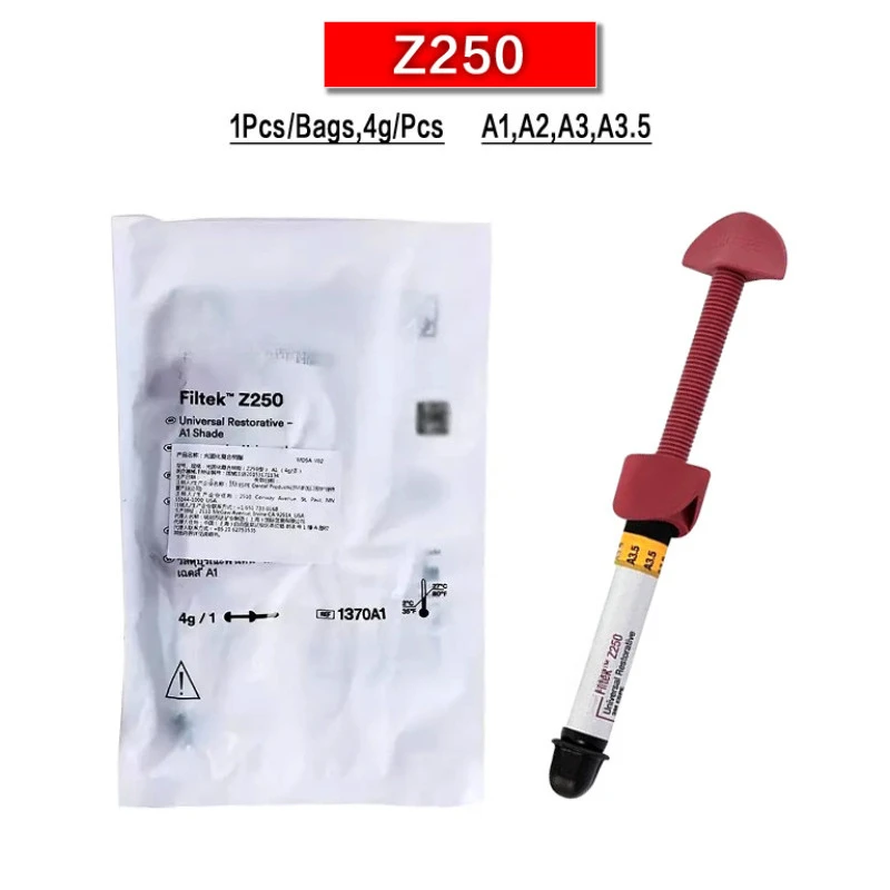 

Dental Suit Photocuring Composite Flow Resin Dentistry Z250XT P60 Valux Plus Oral Cavity Nursing Filling Repair Material