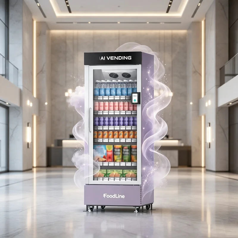 آلة بيع ذاتي بسعة 520 لتر مع ن - مراجعة Open Vending Machine وسعره