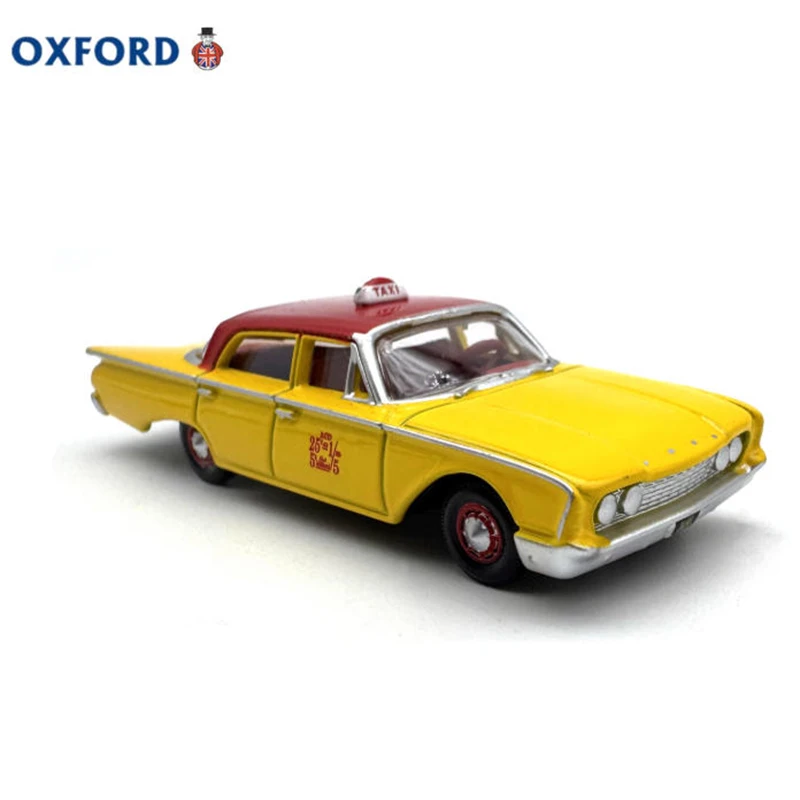 OXFORD Diecast 1: 87 escala Fairline Taxi coche en miniatura de aleación colección exhibición juguete adornos regalos