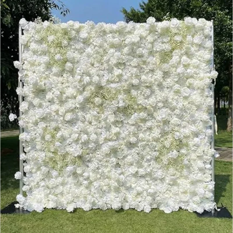 5D simulation cloth bottom flower wall background wall fake flower wedding arrangement flower image wall