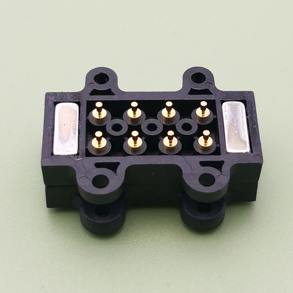 1pc 6Pin 8Pin Magnetic DC 2A 12V Charging Magnet Connector Spring Pin Charge Power Pogopin Male Female Probe Charging Socket