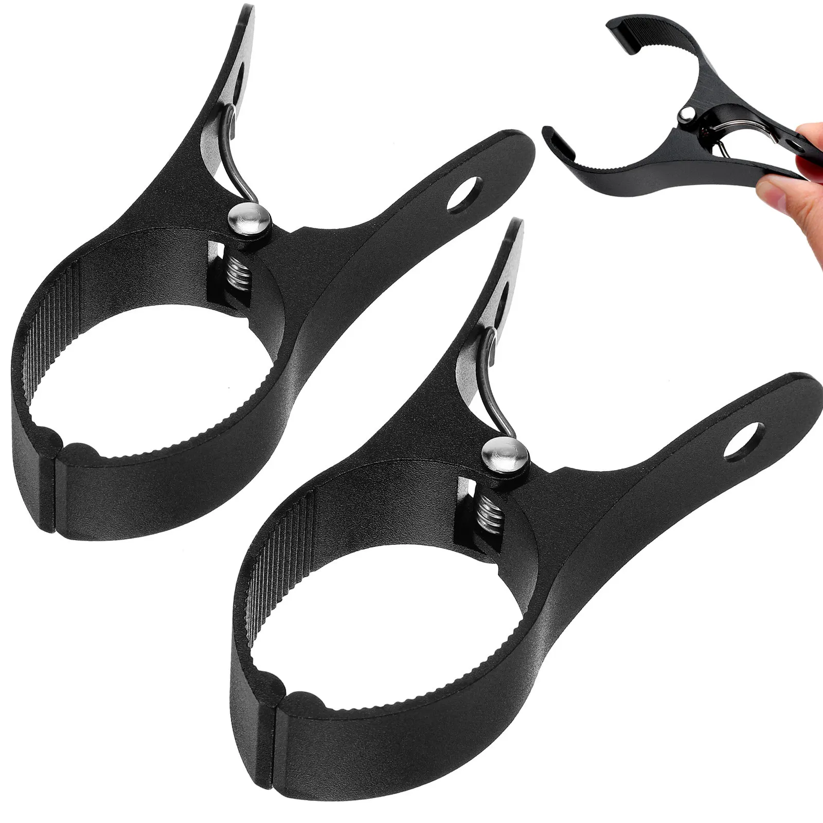 2Pcs Strong Aluminum Alloy Windproof Quilt Clips Non Slip Teeth Clothes Drying Clips for Laundry Outdoor Balcony Beach Towel
