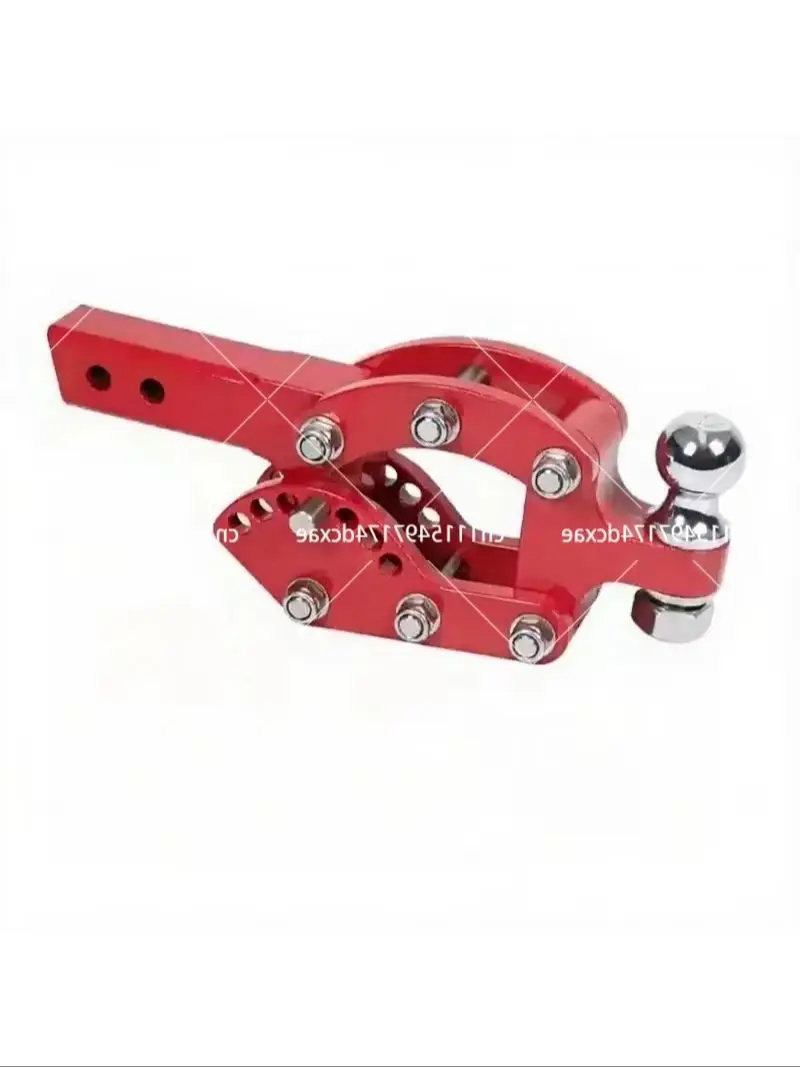 Adjustable Stainless Steel Trailer Hitch Ball Mount 2 Receiver Towing Accessory for Truck - Heavy-Duty Grade B SAE J116