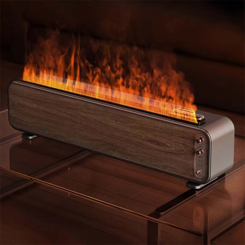 Chimeneas eléctricas modernas, humidificador de aire de llama simulada, calentador de área grande para dormitorio doméstico, chimenea de invierno, llama eléctrica