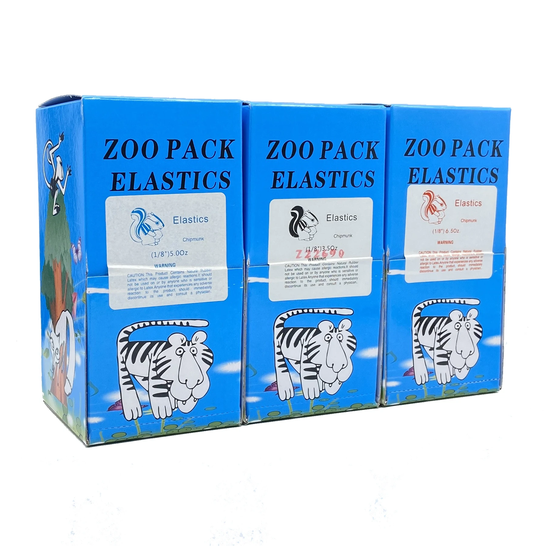 5000 Stks/pak Zoo Pack Dental Orthodontische Elastiekjes Latex Elastische Ligatuur Banden Bretels Elastieken 15 Size 3.5Oz 5.0Oz 6.5Oz