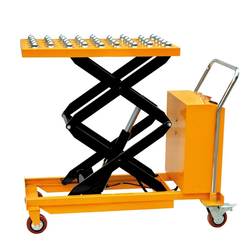

Ball roller manual platform car hydraulic lift trolley universal ball bullseye electric platform car