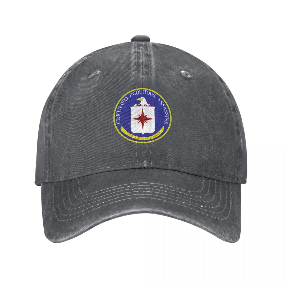 

CIA Baseball Cap Snap Back Hat derby hat Winter hat Mens Caps Women's