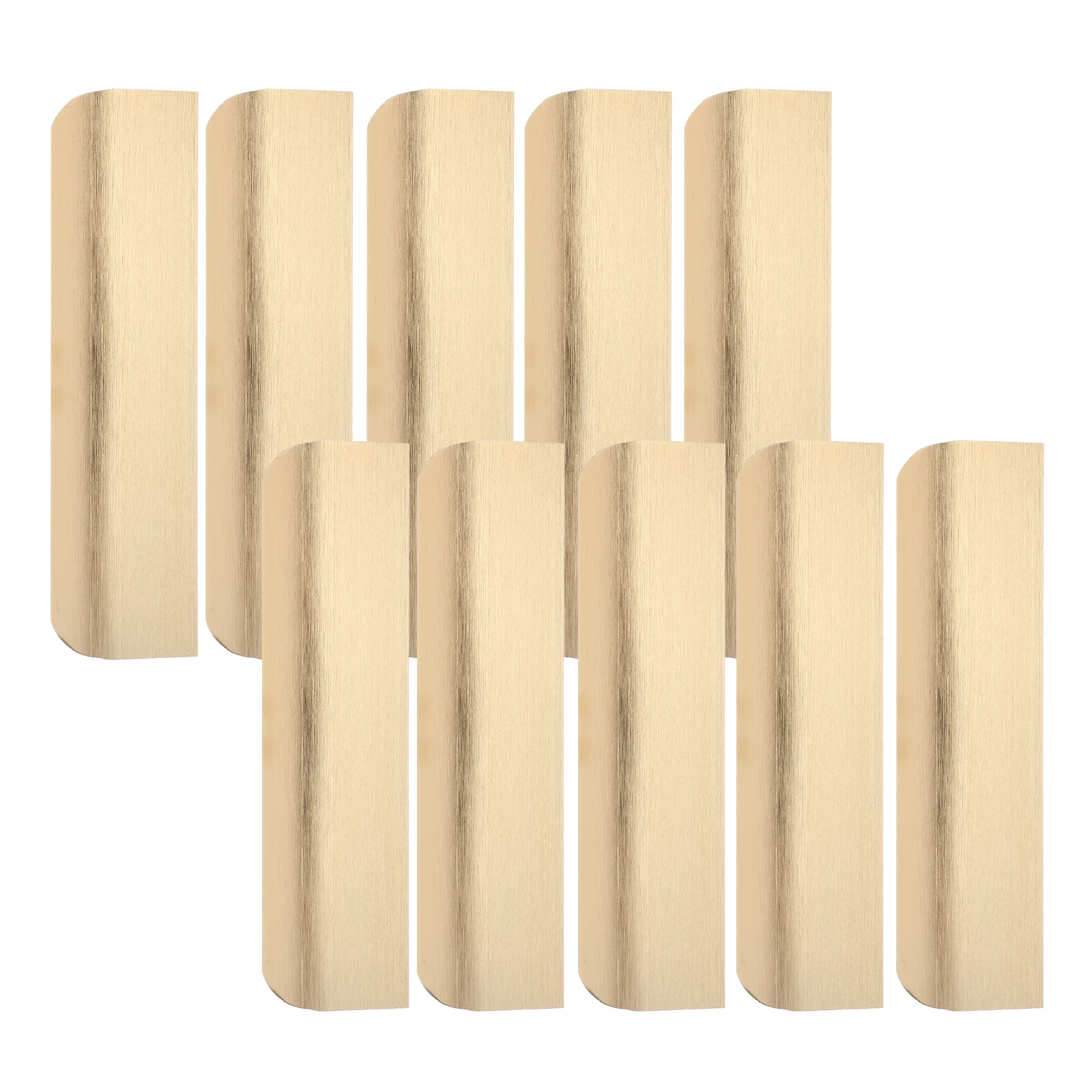 

10 Pcs Cabinet Handle Handles Brushed Gold Aluminum Alloy Black Closet Door Knobs Drawer
