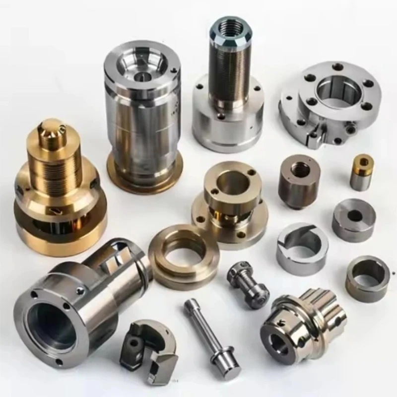 Kundenspezifische Präzisions-CNC-Bearbeitung, Drehen, Fräsen, exzentrische Radkupplung aus Aluminium