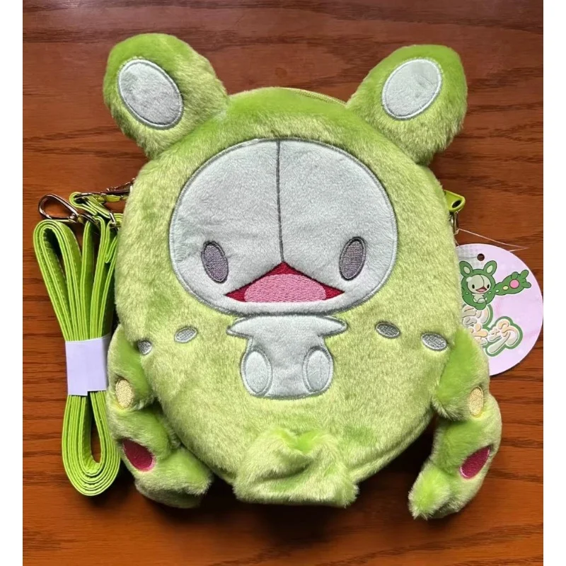 Pokémon-Plüschrucksack zum Tragen auf einer Schulter. Pikachu künstliches Zellenei als Geschenk für einen Freund an besonderen Anlässen.