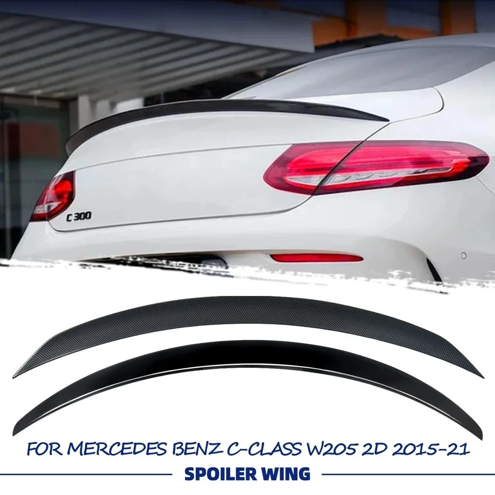 

Глянцевый черный спойлер под карбон для Mercedes-Benz C-Class W205 (2-дверный, 2015-2021) – автомобильный аксессуар