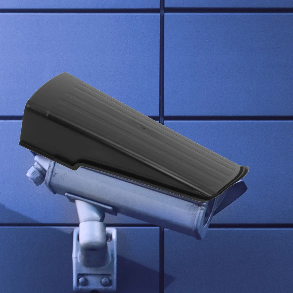 Security Camera Rain Cover 2Pcs Outdoor Weatherproof Plastic Sun Shade Protective Hood for Dome Cameras