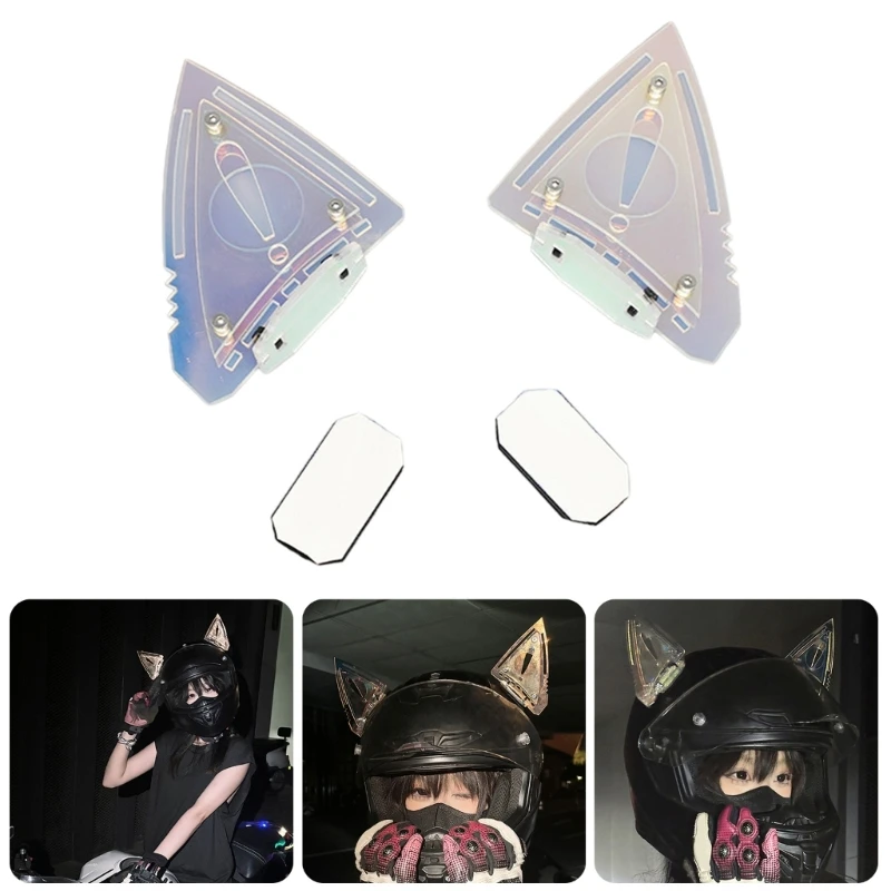 

Cats Ear Hairhoop for Women Girl Anime Techwear Headband Halloween Props Hairband Costume Headpiece Masquerades Headwear