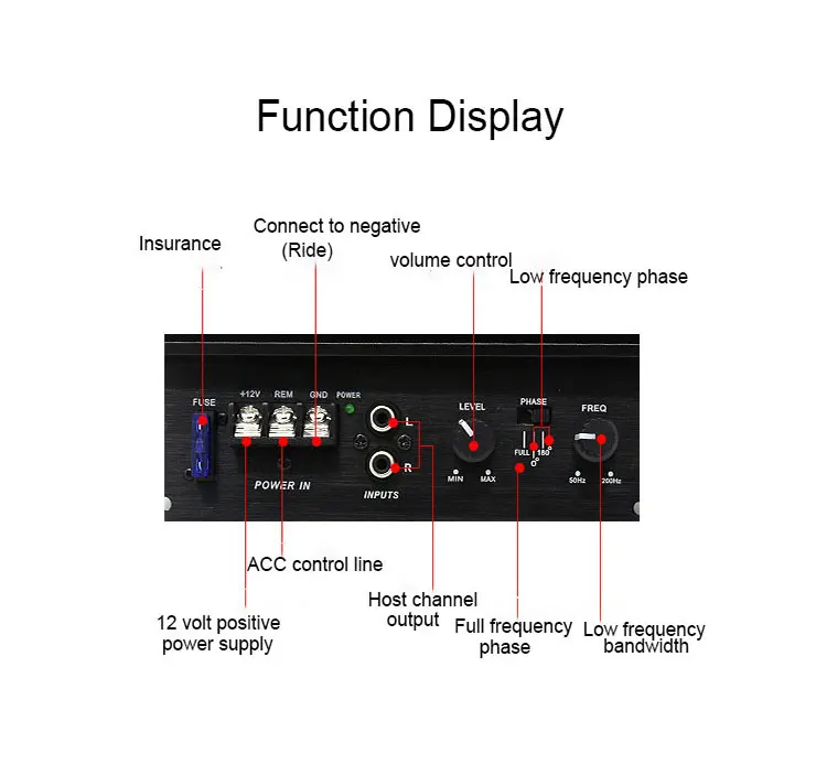 صندوق مضخم صوت كامل نشط للسيارة عالي الأداء، مضخم صوت تلقائي شبه منحرف مقاس 10 بوصة #1