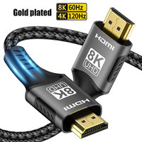 8K HDMI Cable High Speed 48Gbps HDMI 2.1 hdmi to hdmi high definition video Cable 1m 2m 3m 5m for HDTV Monitor PS4/PS5 Xbox