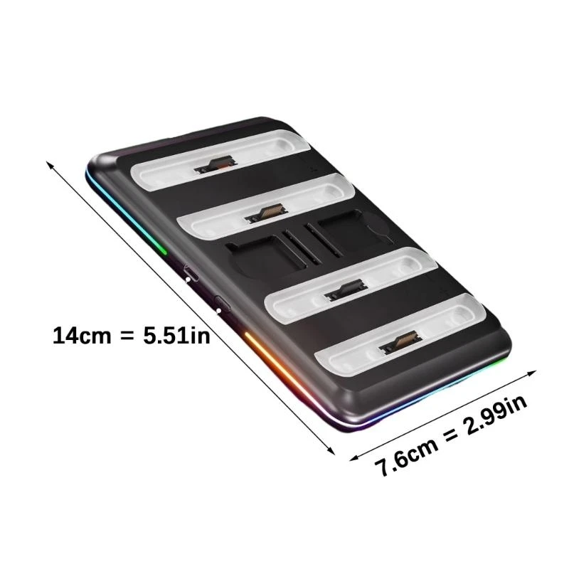 4 1 충전 스탠드 스테이션 액세서리 무선 컨트롤러 액세서리 용 전문 충전 크래들 도크