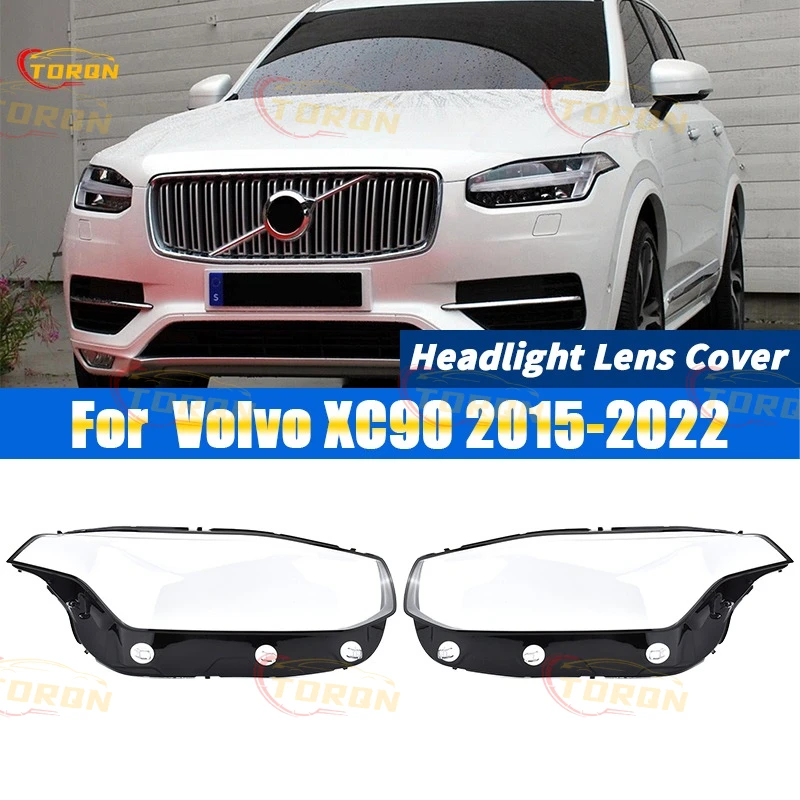 

For Volvo XC90 2015 2016 2017 2018 2019 2020 2021 2022 Car Headlight Cover cap Headlamp Shade Head Lamp headlight lamp cover