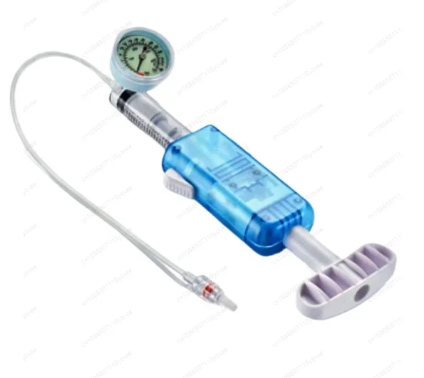 Disposable Balloon Inflation Device, 30ATM High Pressure with 20ml Gauge, for Catheter Dilation