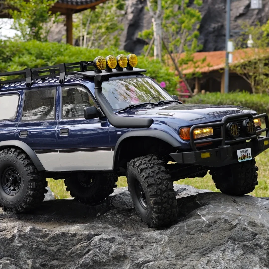 FMS RC-Auto LC80 PRO V2, Maßstab 1:10, offiziell lizenziert, 2 Geschwindigkeiten, keine Batterie, Overland Off Road Crawler RTR, elektrisches Spielzeug