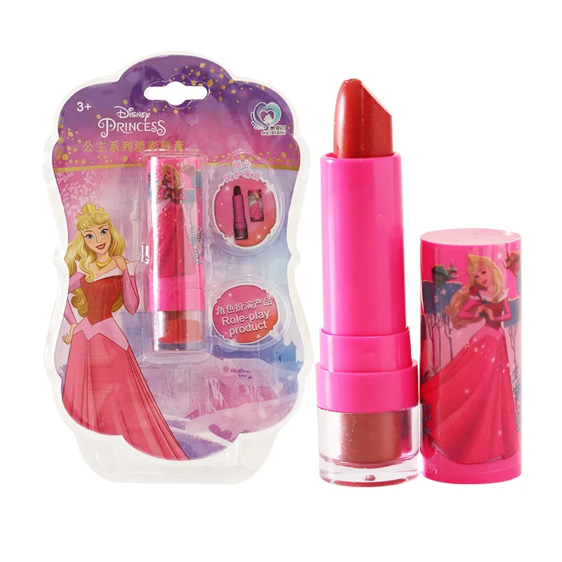 Disney princess snow White girls   Makeup toy  Baby Lip Gloss girls Lipstick  Eraser shape toys