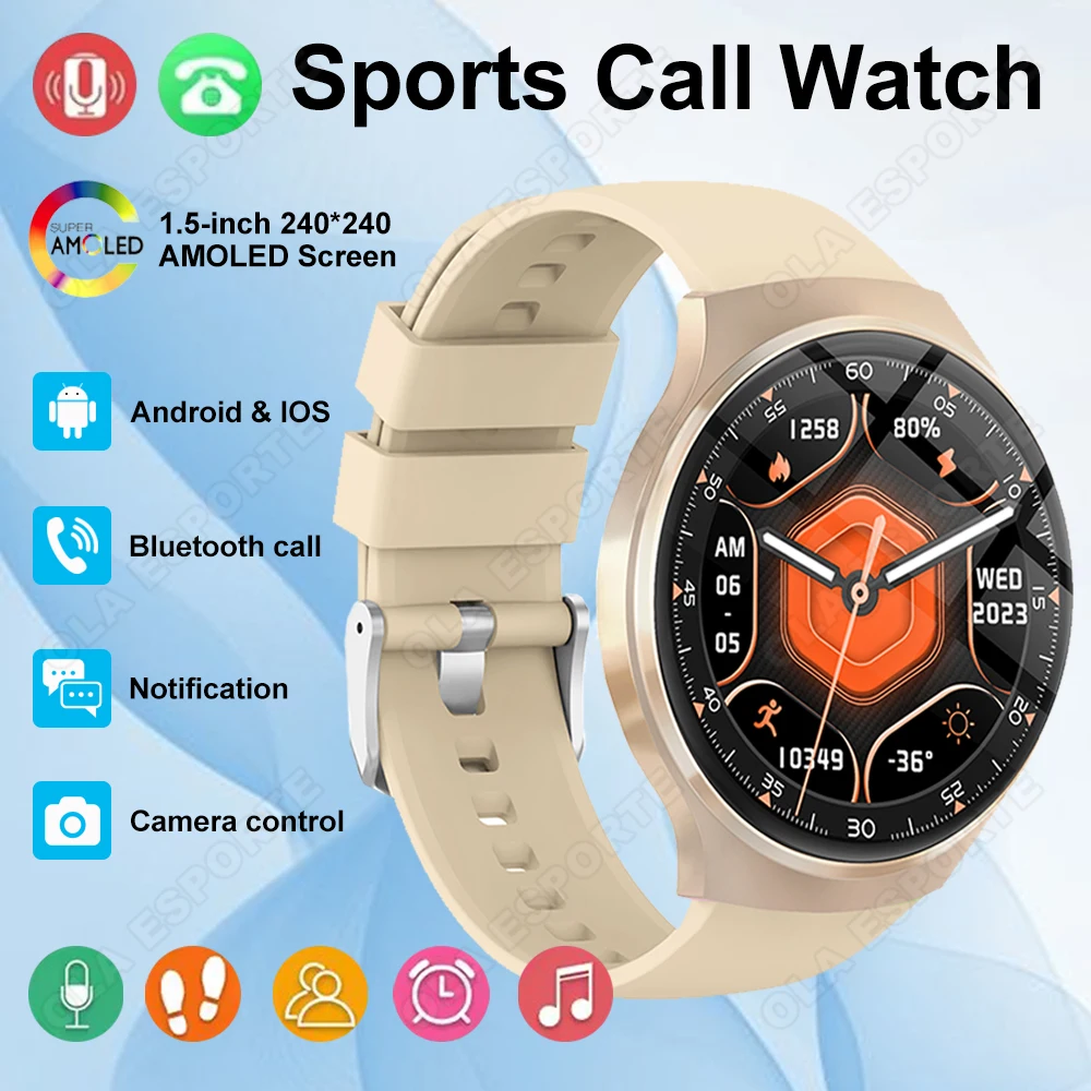 

Men Women Smart Watch Multiple Sports Modes HD Screen Wireless Call Weather Forecast Low Power Consumption Smartwatch Waterproof