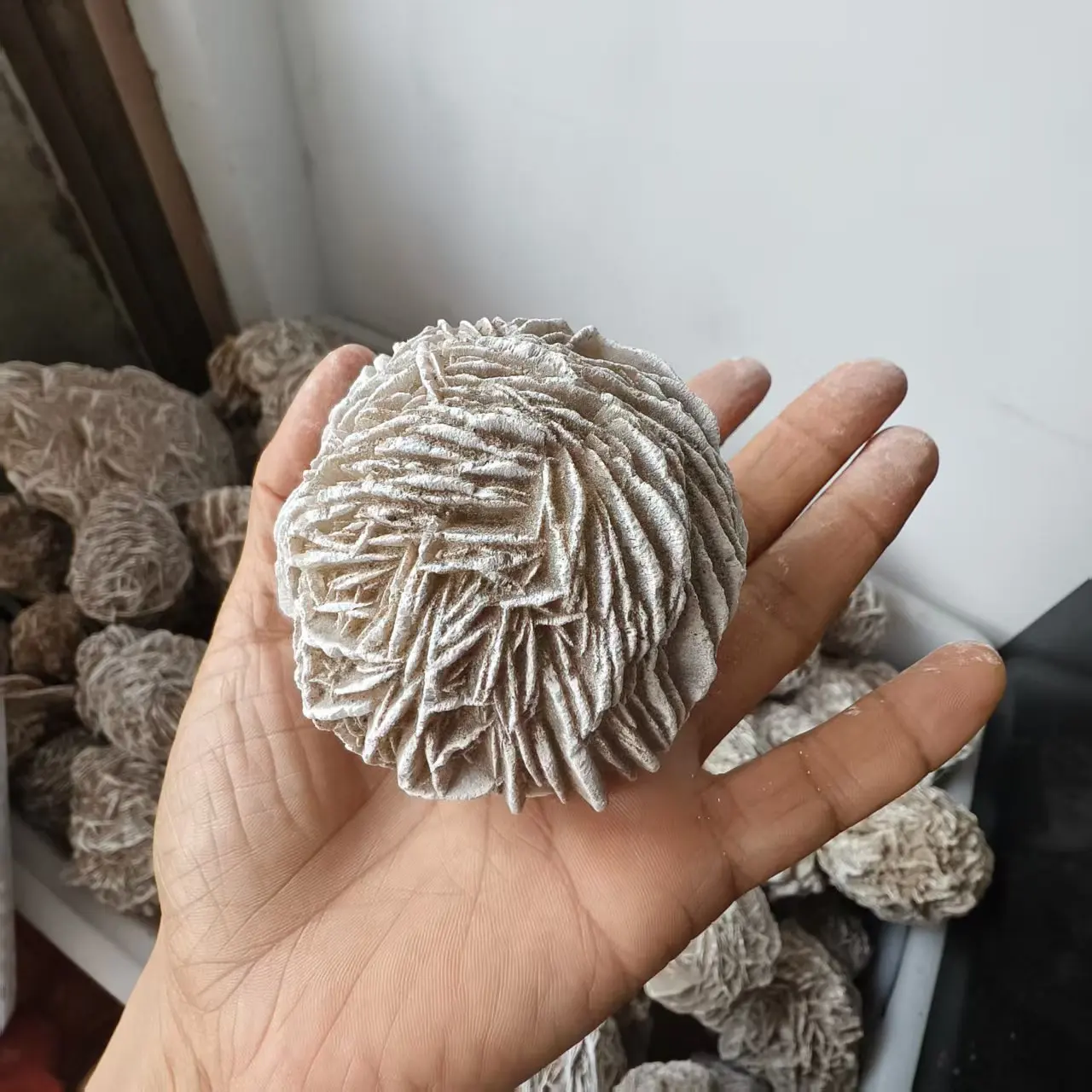Natural Desert Rose Original Restoration Of The Mineral Specimen