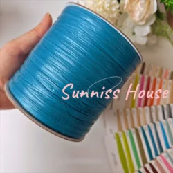 600M Matte Raffia Yarn,330g Artificial Plant Fibre Crochet Yarn for DIY Knitting Straw Hat Handbags Hand Knit Yarns Thread
