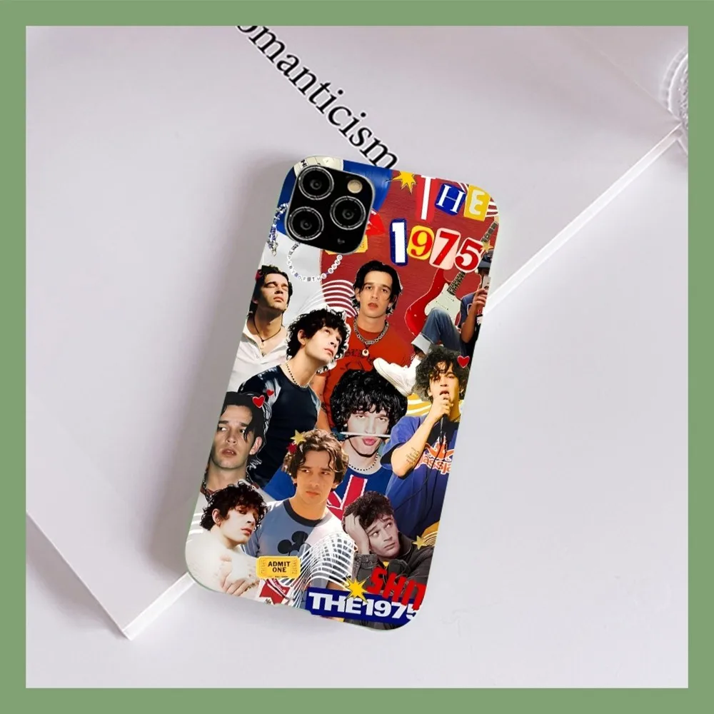 

The 1975 Band Phone Case for iPhone 14 11 12 13 Mini Pro Xs Max 8 7 6 6S Plus X XR Solid Candy Color Case