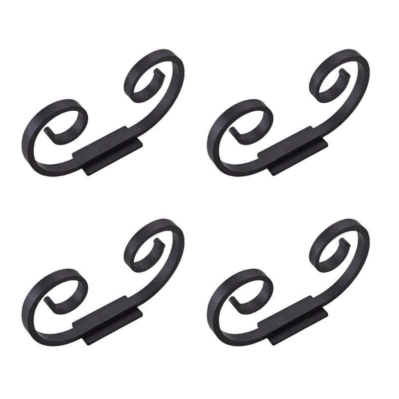 

4 шт. металлические вешалки для бокалов, универсальные под полки, органайзеры для хранения бокалов