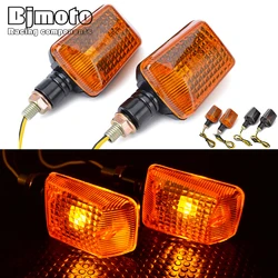 2Pcs Universal Motorcycle Turn SignalIndicator Lights Lamp 12V Amber BulbBinkers Fashers Sidemarker For K-TM Honda Yamaha Suzuki