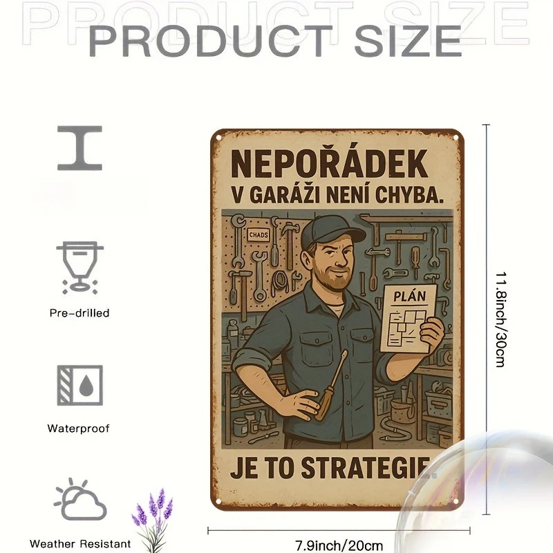Funny Czech Phrase Iron Sign – 