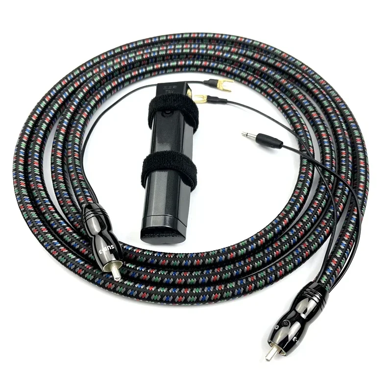 

Sub-3 RCA To RCA Subwoofer Cable with Ground Wire Solid 6.1% Silver Audio Digital Coaxial Cable