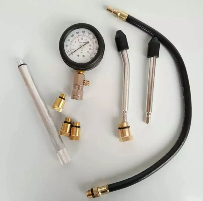 XCCYG Automobile Cylinder Gauge Fitting Cylinder Pressure Gauge Hose Accessories Auto Repair Tools