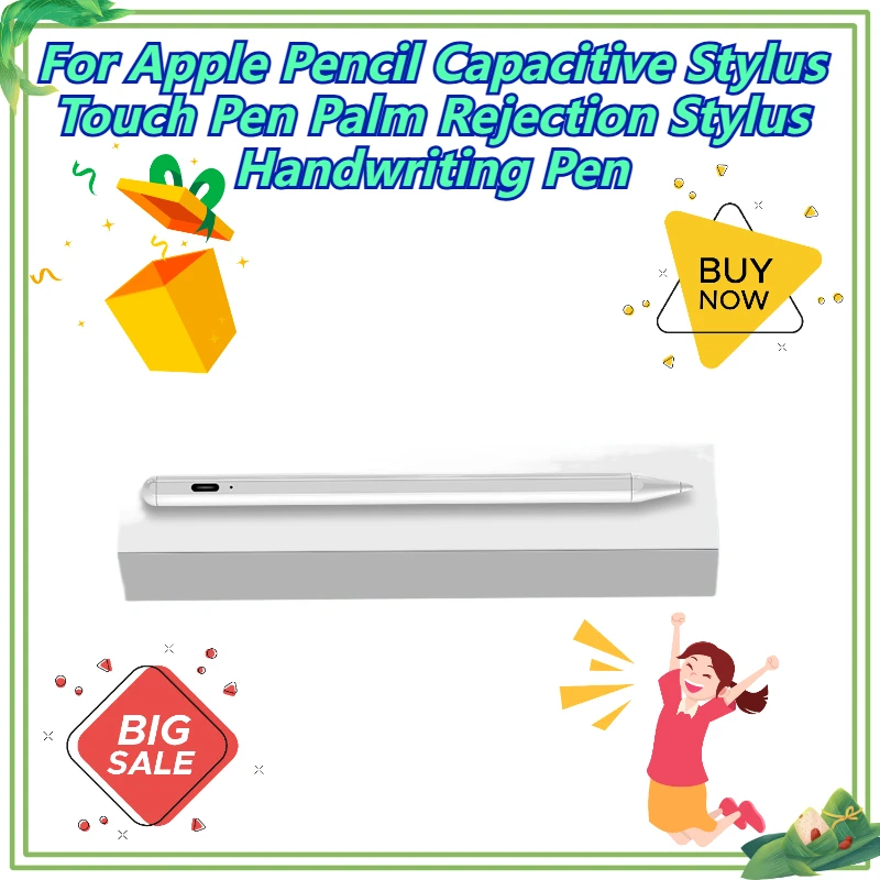 

For Apple Pencil Capacitive Stylus Touch Pen Palm Rejection Stylus Handwriting Pen