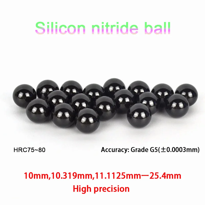 

Silicon nitride ceramic ball 10mm-25.4mm high precision large diameter G5 precision ceramic bearing ball smooth ball head