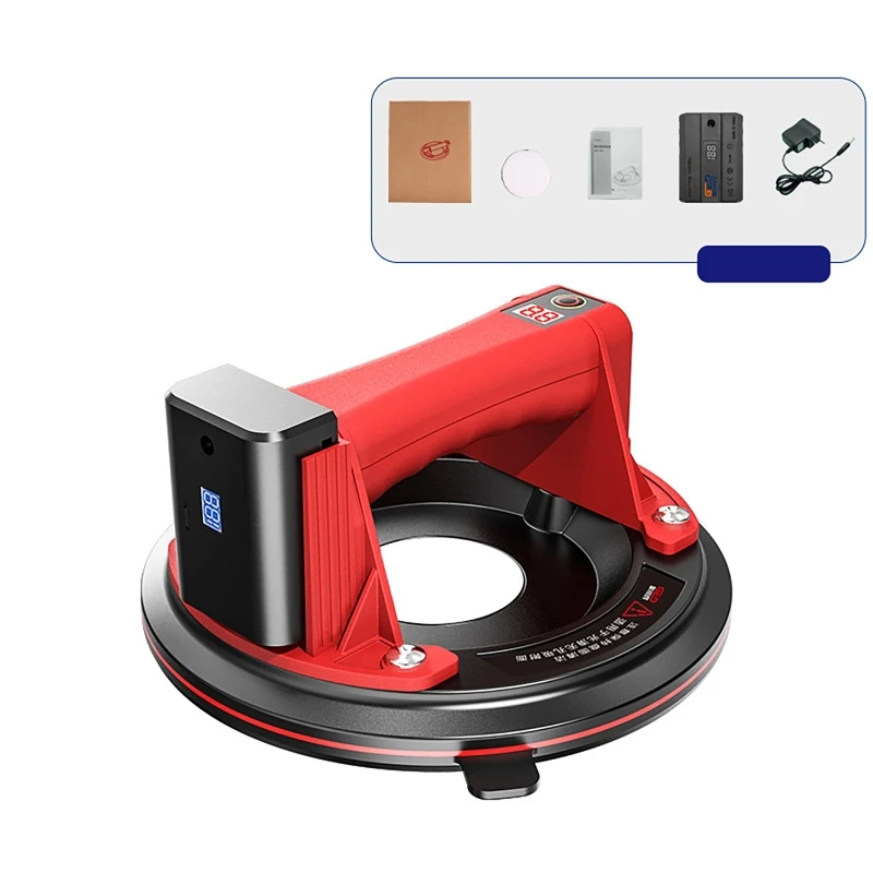 Ventosa elettrica a vuoto da 8 pollici 200kg con capacità portante sollevatore a vuoto per impieghi gravosi per strumenti di sollevamento in vetro per piastrelle di granito