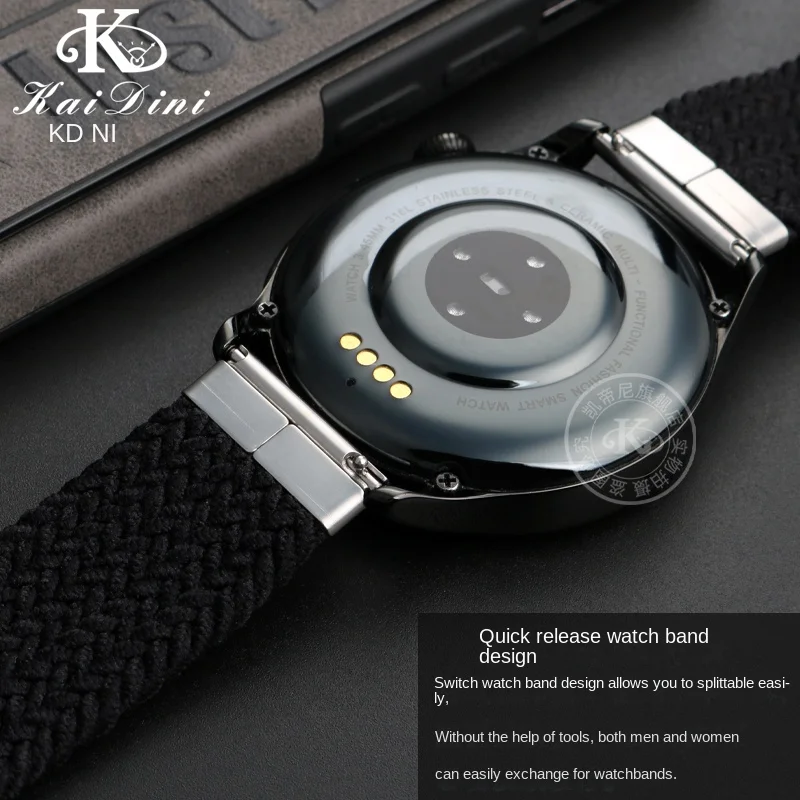 Correa de repuesto para reloj inteligente Huawei GT3/3pro watch 3 GT2, correa de nailon trenzado para Samsung