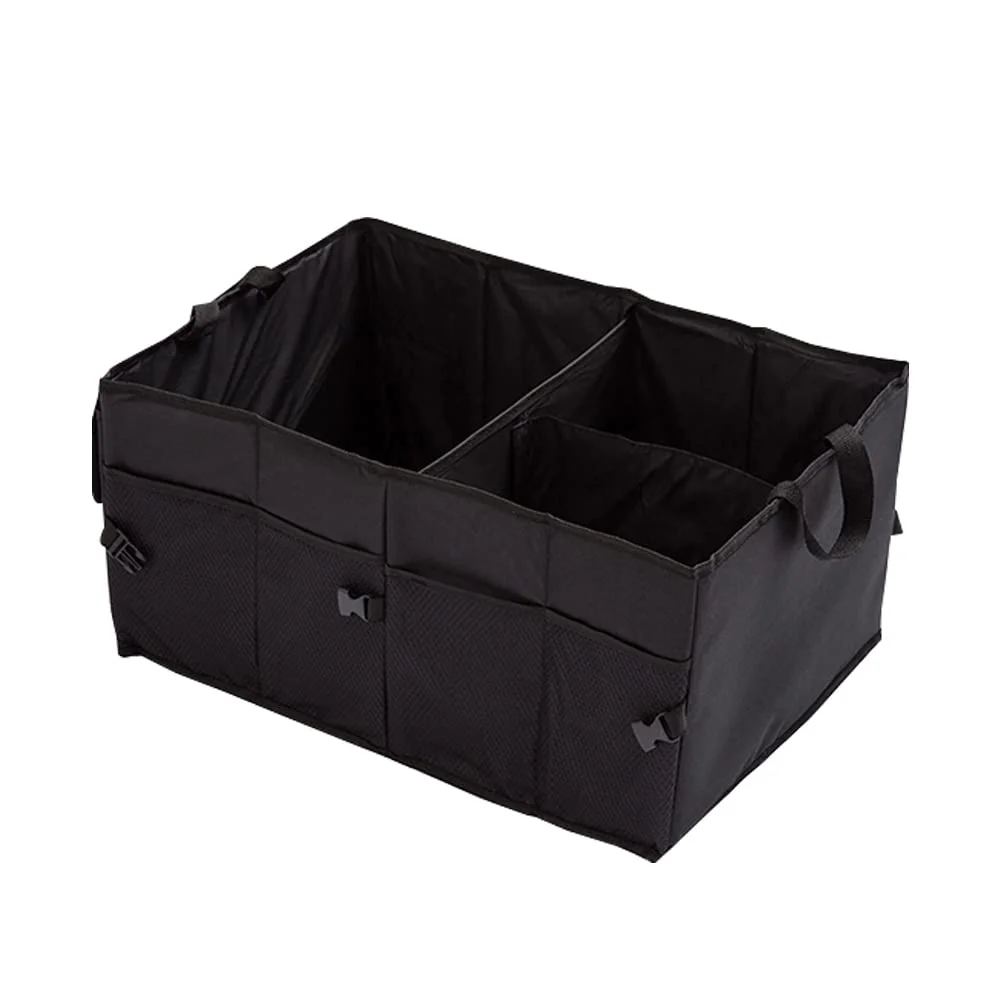 ！@Foldable Portable Plastic Cargo Storage Box Ultra Durable Eco-Friendly Polyester Camping Gear
