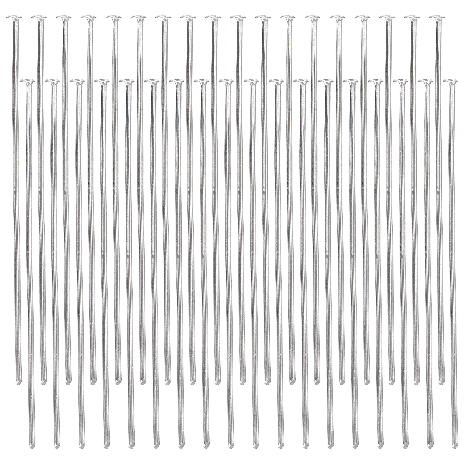 400 Pcs Handmade Earrings Beads DIY Threading Tools Pin Beading Pins Metal Making