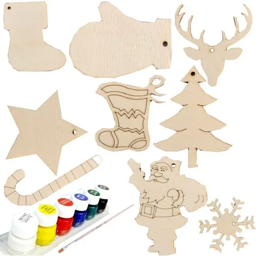 Cici Fun At Home Christmas Tree Decorations Painting Set