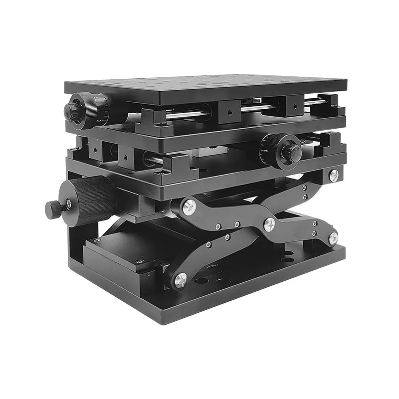 3D manual fine-tuning platform Precision sliding table Laboratory XYZ displacement table Optical precision 3D testing table
