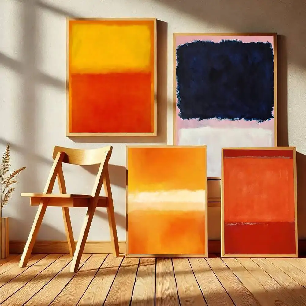 Mark Rothko Canvas Wall Art Print Abstra Poster Art With Prints Home Bedroom Living Room Decoration Gift