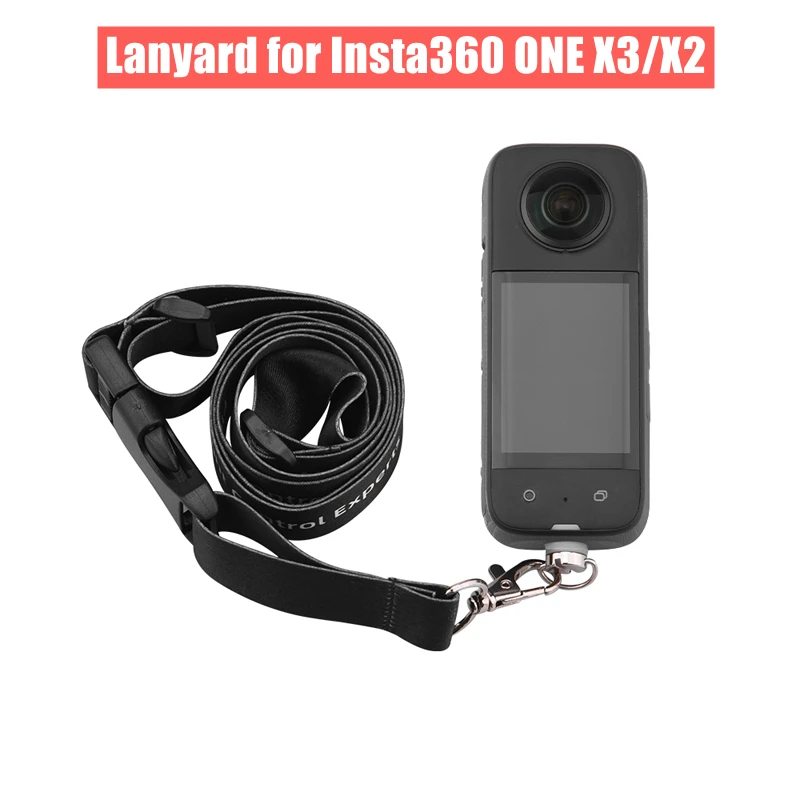 Lanyard Neck Strap for Insta360 ONE X3/X2/Pocket 3 Shoulder Strap with 1/4 inch screw Panoramic Sports Camera Accessories