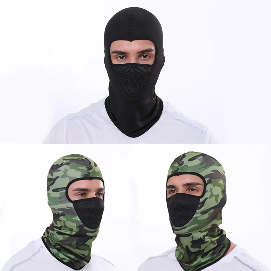 1 Stück atmungsaktive Gesichtsmaske – feuchtigkeitsableitendes Polyester, perfekt zum Radfahren, Wandern und Skifahren |   Dehnbar, Schnelltrocknend für Outdoor-Reiten