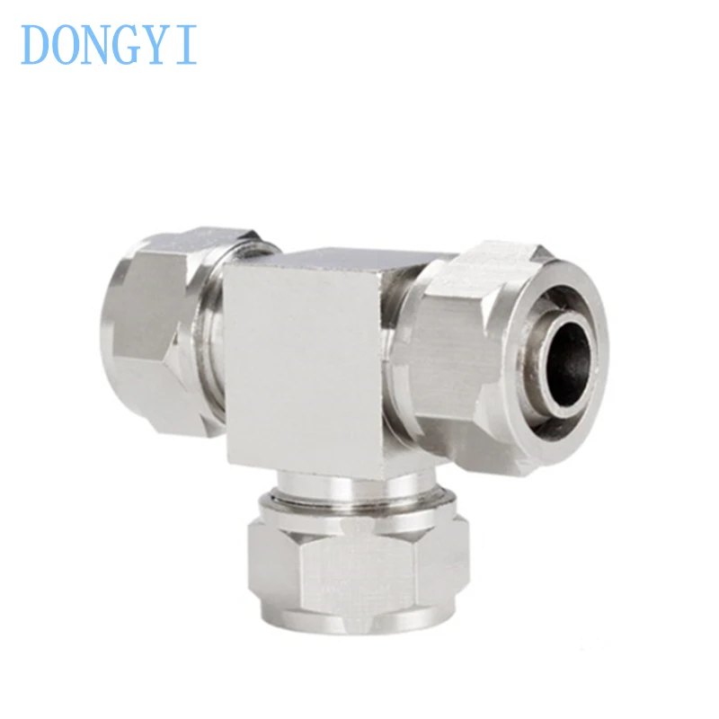 Pneumatic Quick Screw Tee Lock Female Connector 4mm 6mm 8mm 10mm 12mm 14mm 16mm
