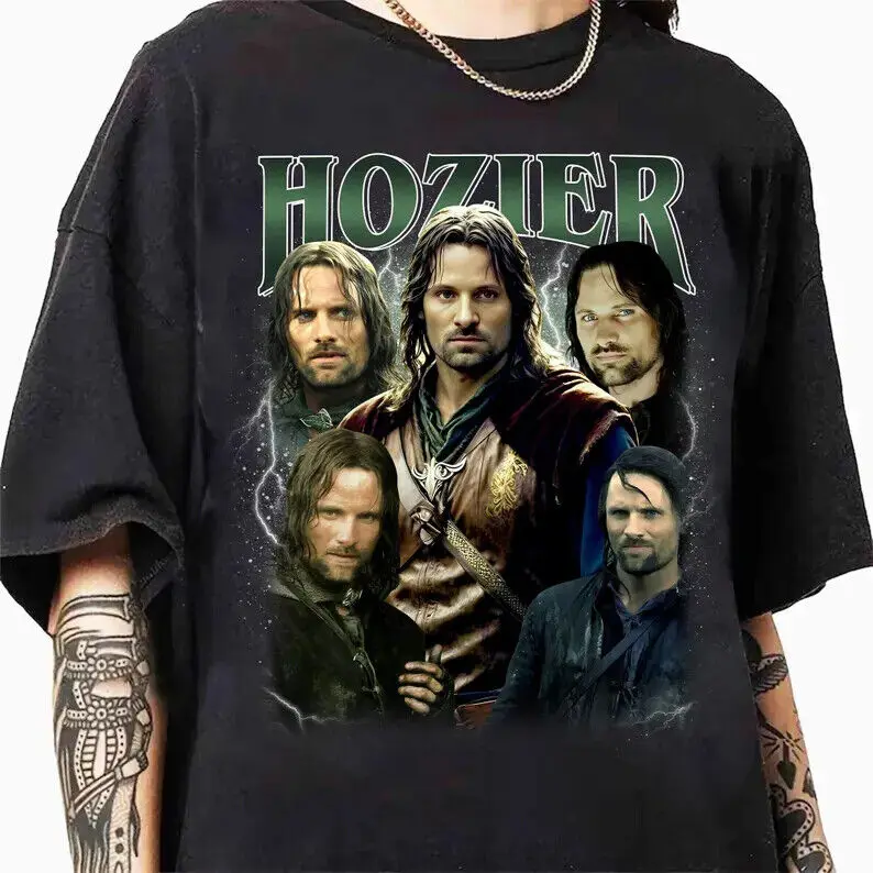 Hozier Aragon Wash t-Shirt, Aragorn Bootleg Shirt L1208_42