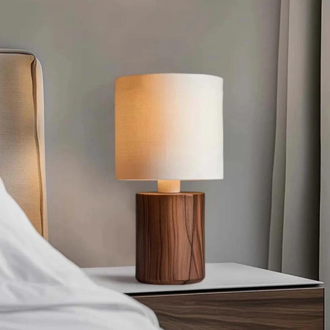 Solid Cylindrical Hand-carved Wooden Art Piece Natural Wood Grain Table Decoration Minimalist Style Bedroom Café Handicrafts