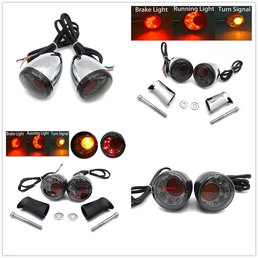 

LED Running Brake Light Front&Rear For Harley Davidson XL883 1200 1992-2017 Motorcycle Parts Turn Signal Indicator