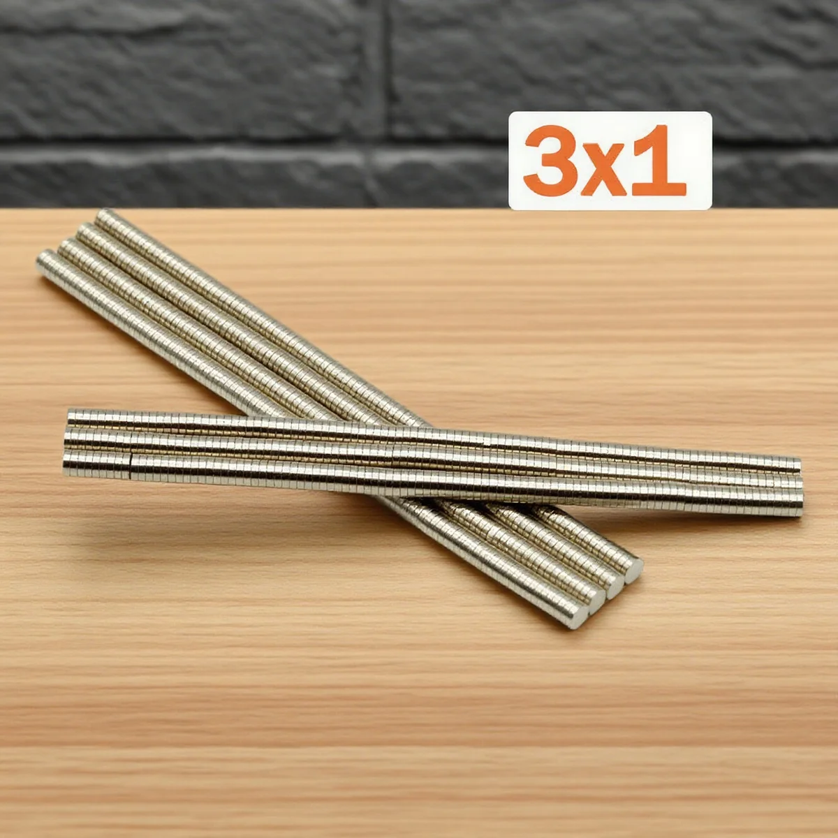 

3x1MM Round Small Magnets Durable for Refrigerator, Office, DIY - Craft Organizer, imanes redondos, Tiny & Practical